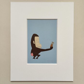 「元気がでるよ」切り紙原画作品