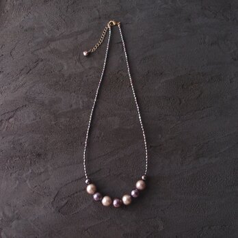 Pearl Mix Necklace ／ブラックパールミックス ネックレス