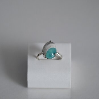 天然石スミソナイトのsv925リング