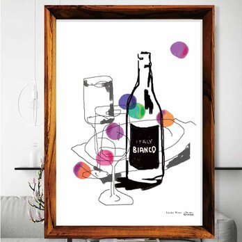 香るワイン　送料無料 　あらゆすお部屋のポスター　イラスト　ポスター　アートポスター　アート/sei検索新着順　3864