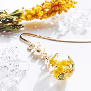 春を告げるミモザのブックマーカー  spring  しおり