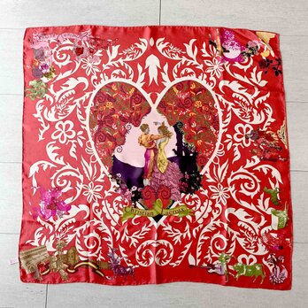 クリスチャン・ラクロア シルクスカーフ スペイン フラメンコ 12acbs29