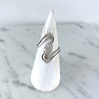 リング シルバーリング 925 シンプルウェーブ 18号 12acdj21