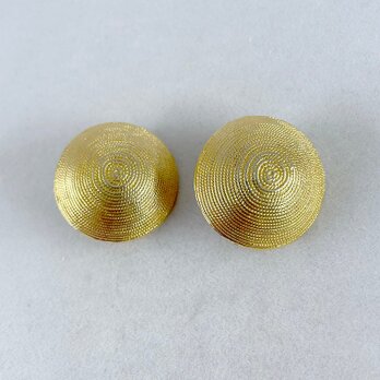 イヤリング 大振りゴールド ヴィンテージアクセサリー 12ACdp31