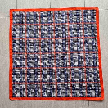 ミニスカーフ コットンスカーフ オレンジ系 TILA MARCH 19ack9