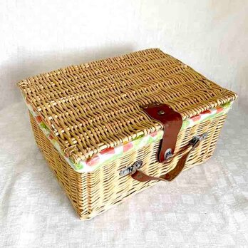 パニエ ピクニック用バスケット ランチボックス 雑貨入れにも