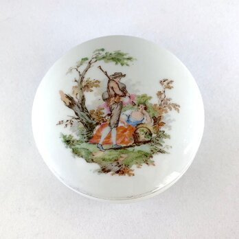 ボンボニエール 恋人たち 陶器の小物入れ 12OTbp4