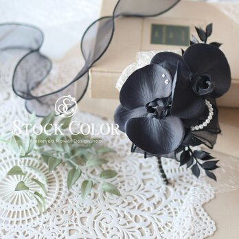 コサージュ ブローチ 胡蝶蘭【No.073】ケース付き＊入園式 卒園式 入学式 卒業式 結婚式 フォーマル セレモニー