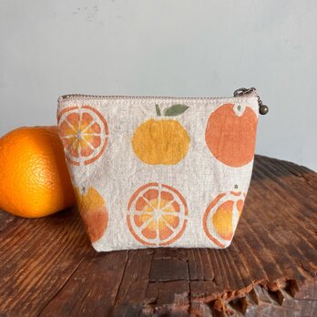 マチありポーチ　おミカン