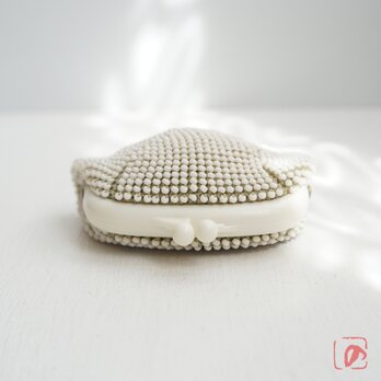 ばあば☆☆ガラスビーズのプラがま（山葵・2178）