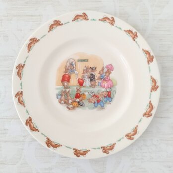 Royal Doulton｜Bunnykins｜ロイヤルドルトン｜バニキンズ｜チケット売り場｜プレート｜ヴィンテージ｜イギリス