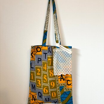 Tote bag　M　-alphabet-