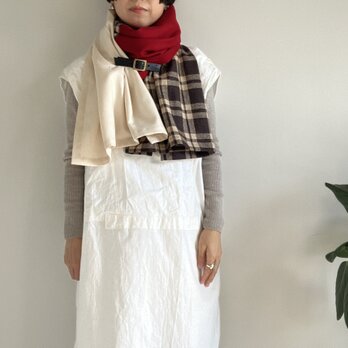 three cloth leathrbelt stole(a)