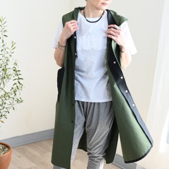 ロングフーディジレ・オリーブグリーン・オリーブグリーン