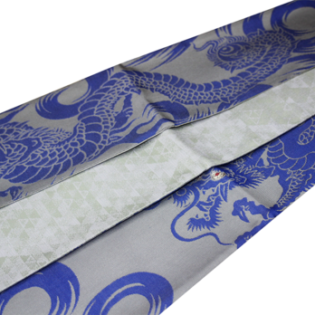 正絹リバーシブル帯｜「昇龍」× 「鱗崩し」