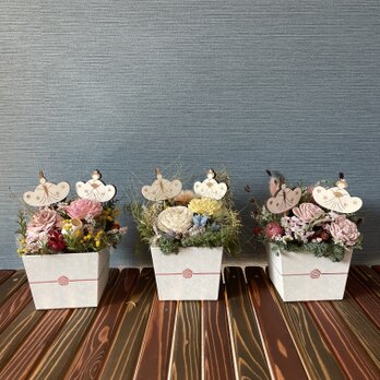ひな祭り○dried flower arrangement○受注製作