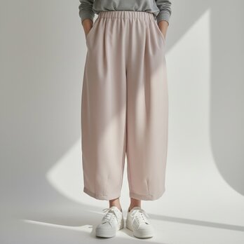 コクーンパンツ【送料込み】着物リメイク　ピンク