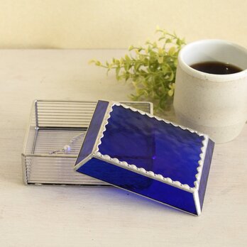 ミッドナイトブルーの小物入れ