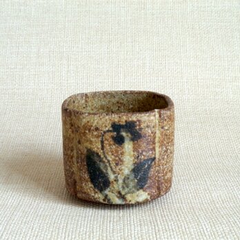 四方湯のみ（つばめとすみれa）