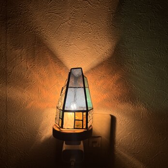 house blue おうちステンドグラス　おやすみライト　足元灯