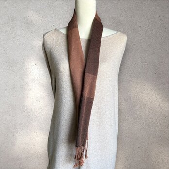 【手織り】綿糸のストール