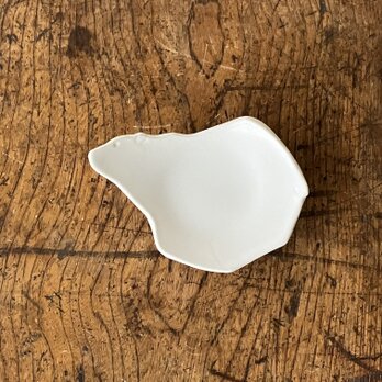 動物小皿　シロクマ2