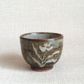 湯のみ（抜絵 すみれa）