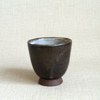 湯のみ（黒釉b）