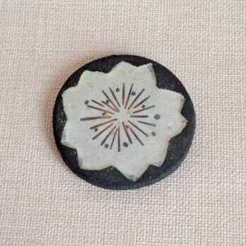 小皿（銀彩 桜a）