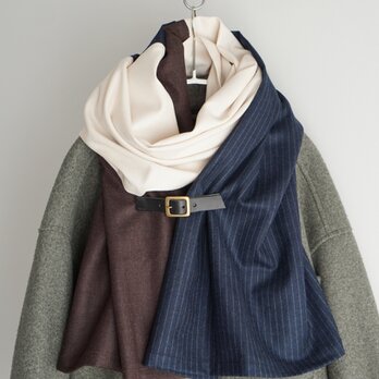 three cloth leathrbelt stole(c）