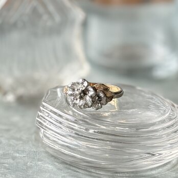 RA152-【 AVON 】エイボン・ヴィンテージリング 1982 "Dogwood Apple Blossom Floral"