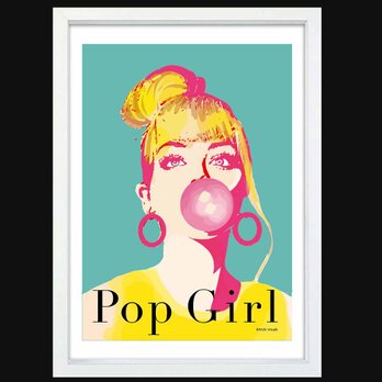 ポップガール　送料無料 　あらゆるお部屋のポスター　イラスト　ポスター　アートポスター　アート/sei検索新着順　3940