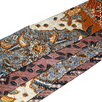 角帯｜「ジャワ更紗」切嵌（キリバミ）