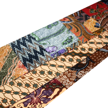 角帯｜「ジャワ更紗」切嵌（キリバミ）