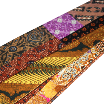 角帯｜「ジャワ更紗」切嵌（キリバミ）