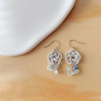 水引梅結びピアス