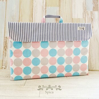 防災頭巾カバー<背もたれタイプ>パステル