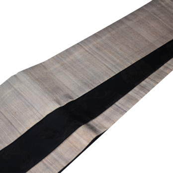 西陣織 角帯｜インドネシア王室ゆかりの糸（アタカス） × 唐草地紋