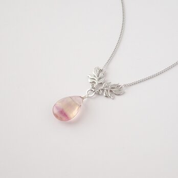 バイカラーフローライトのネックレス《N-305》