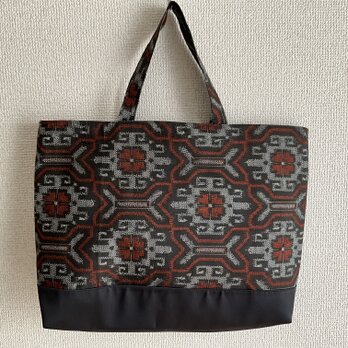 大島紬トートバッグ