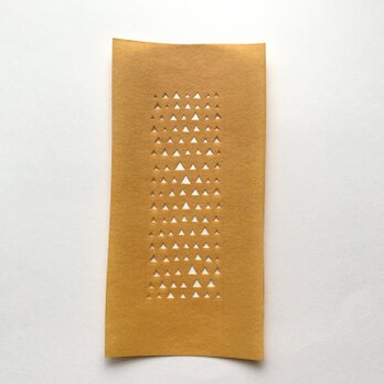 ステンシル型紙（三角ならべ・Ｂ）