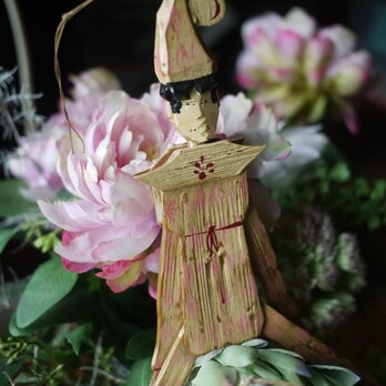 ハンペルマン 道化師カスパー オーバーアマガウ 　片身替　風刺人形　ジャンピングジャック