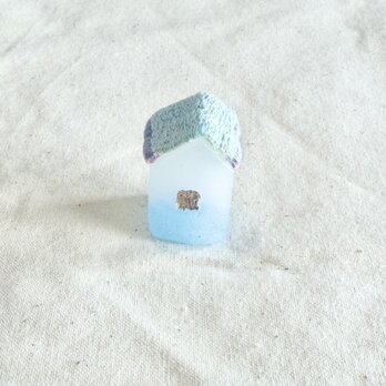 おかえり | 手作りガラス×草木染めの小さなオブジェ | 心を包む帰る場所ギフト