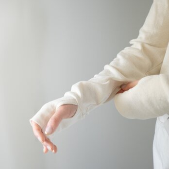 seamless cotton/thumb hole top/kinari/size1.2