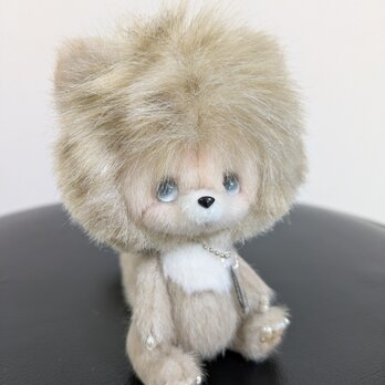 ハンドメイドぬいぐるみ☆ライオン☆Clearアイ