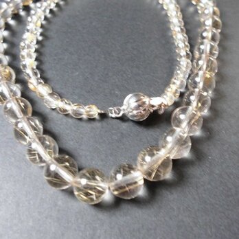 ルチルクオーツのグラデーション