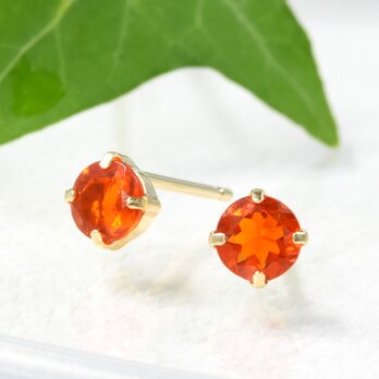 K18 ファイヤー オパール ピアス CK053CIBSN