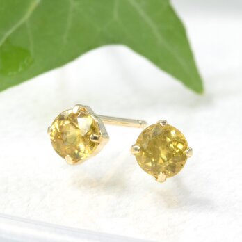 K18 スフェーン ピアス CK054CIBSN