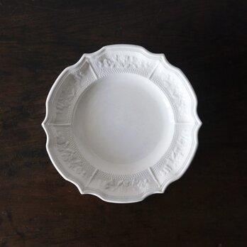 Rambervillers ランヴェルヴィレ レリーフ 平皿 フランス アンティーク 0502377