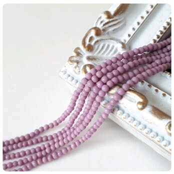 ∴天然石ビーズ∵天然色！フォスフォシデライト  2mm 40個